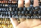 CAA1545 15.5 inches 10mm round banded agate beads wholesale