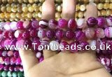 CAA1563 15.5 inches 10mm round banded agate beads wholesale