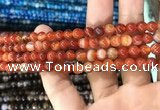 CAA1567 15.5 inches 6mm round banded agate beads wholesale