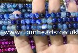 CAA1579 15.5 inches 6mm round banded agate beads wholesale