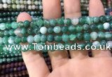 CAA1591 15.5 inches 6mm round banded agate beads wholesale