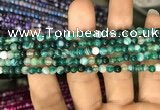 CAA1596 15.5 inches 4mm round banded agate beads wholesale