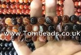 CAA1624 15.5 inches 12mm round banded agate beads wholesale