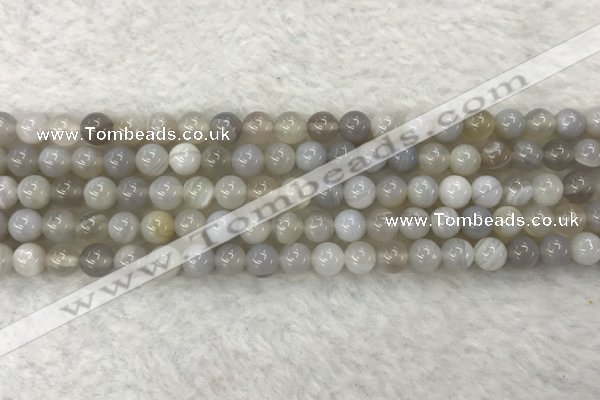 CAA1801 15.5 inches 6mm round banded agate gemstone beads