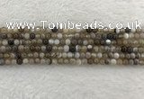 CAA1810 15.5 inches 4mm round banded agate gemstone beads