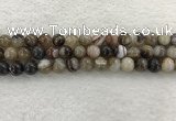 CAA1813 15.5 inches 10mm round banded agate gemstone beads