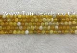 CAA1851 15.5 inches 6mm round banded agate gemstone beads