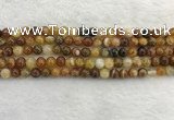 CAA1861 15.5 inches 6mm round banded agate gemstone beads