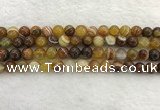 CAA1862 15.5 inches 8mm round banded agate gemstone beads