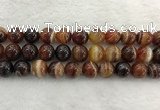 CAA1865 15.5 inches 14mm round banded agate gemstone beads