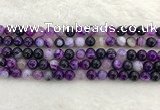 CAA1872 15.5 inches 8mm round banded agate gemstone beads