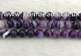 CAA1876 15.5 inches 16mm round banded agate gemstone beads