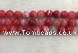 CAA1896 15.5 inches 16mm round banded agate gemstone beads