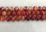 CAA1915 15.5 inches 14mm round banded agate gemstone beads