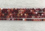 CAA1920 15.5 inches 4mm round banded agate gemstone beads