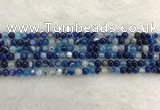 CAA1930 15.5 inches 4mm round banded agate gemstone beads