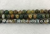 CAA1965 15.5 inches 14mm round banded agate gemstone beads