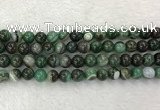 CAA1993 15.5 inches 10mm round banded agate gemstone beads