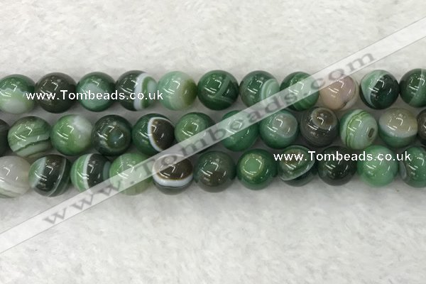 CAA1996 15.5 inches 16mm round banded agate gemstone beads