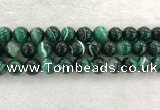 CAA2016 15.5 inches 16mm round banded agate gemstone beads