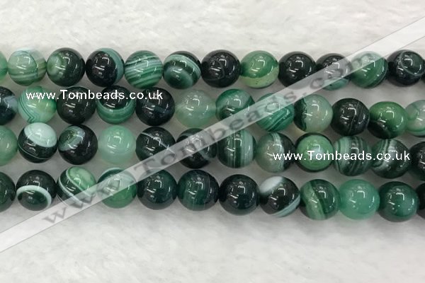 CAA2026 15.5 inches 16mm round banded agate gemstone beads