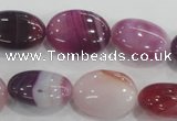 CAA207 15.5 inches 15*20mm oval madagascar agate beads wholesale