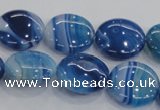 CAA208 15.5 inches 20mm flat round madagascar agate beads