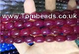 CAA2117 15.5 inches 10*14mm drum agate beads wholesale