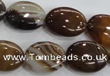 CAA212 15.5 inches 15*20mm oval madagascar agate beads