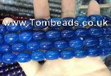 CAA2122 15.5 inches 10*14mm drum agate beads wholesale