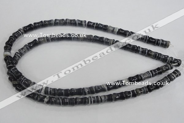 CAA213 15.5 inches 8*13mm bone madagascar agate beads