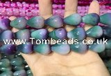 CAA2164 15.5 inches 15*20mm faceted teardrop agate beads