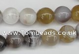 CAA226 15.5 inches 12mm round botswana agate gemstone beads