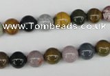 CAA230 15.5 inches 8mm round ocean agate gemstone beads wholesale