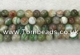 CAA2306 15.5 inches 16mm round banded agate gemstone beads