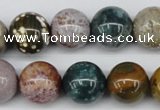 CAA234 15.5 inches 16mm round ocean agate gemstone beads wholesale