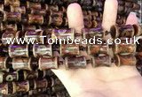 CAA2661 15.5 inches 14*21mm - 16*24mm bone tibetan agate dzi beads