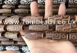 CAA2702 15.5 inches 14*38mm - 16*43mm rice tibetan agate dzi beads