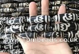 CAA2717 15.5 inches 14*38mm - 16*43mm rice tibetan agate dzi beads