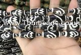 CAA2729 15.5 inches 10*24mm - 11*25mm rice tibetan agate dzi beads