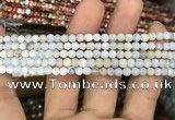 CAA2805 15 inches 4mm faceted round fire crackle agate beads wholesale