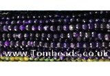 CAA2881 15 inches 6mm faceted round fire crackle agate beads wholesale