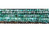 CAA2888 15 inches 6mm faceted round fire crackle agate beads wholesale