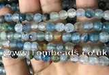 CAA2926 15 inches 6mm faceted round fire crackle agate beads wholesale