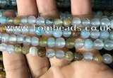 CAA2927 15 inches 6mm faceted round fire crackle agate beads wholesale