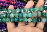 CAA3046 15 inches 10mm faceted round fire crackle agate beads wholesale