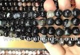 CAA3093 15 inches 10mm faceted round fire crackle agate beads wholesale