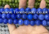 CAA3409 15 inches 12mm faceted round agate beads wholesale