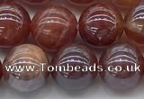 CAA3503 15.5 inches 10mm round AB-color fire agate beads wholesale