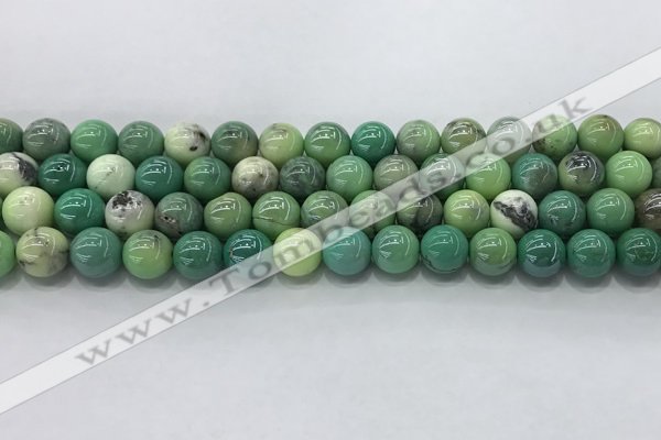 CAA3517 15.5 inches 8mm round AB-color grass agate beads wholesale